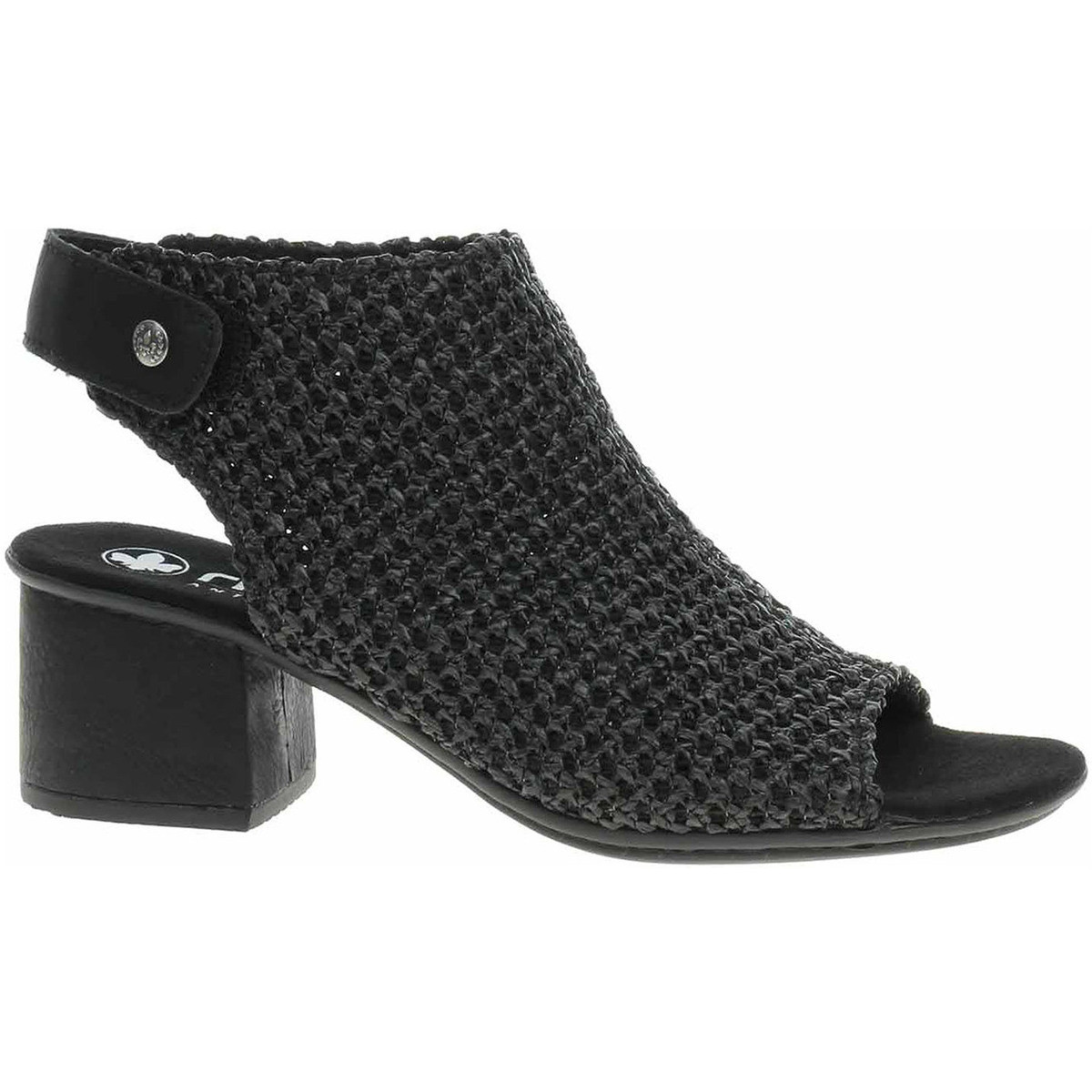 Rieker  Dámské sandály  64670-00 schwarz  Černá