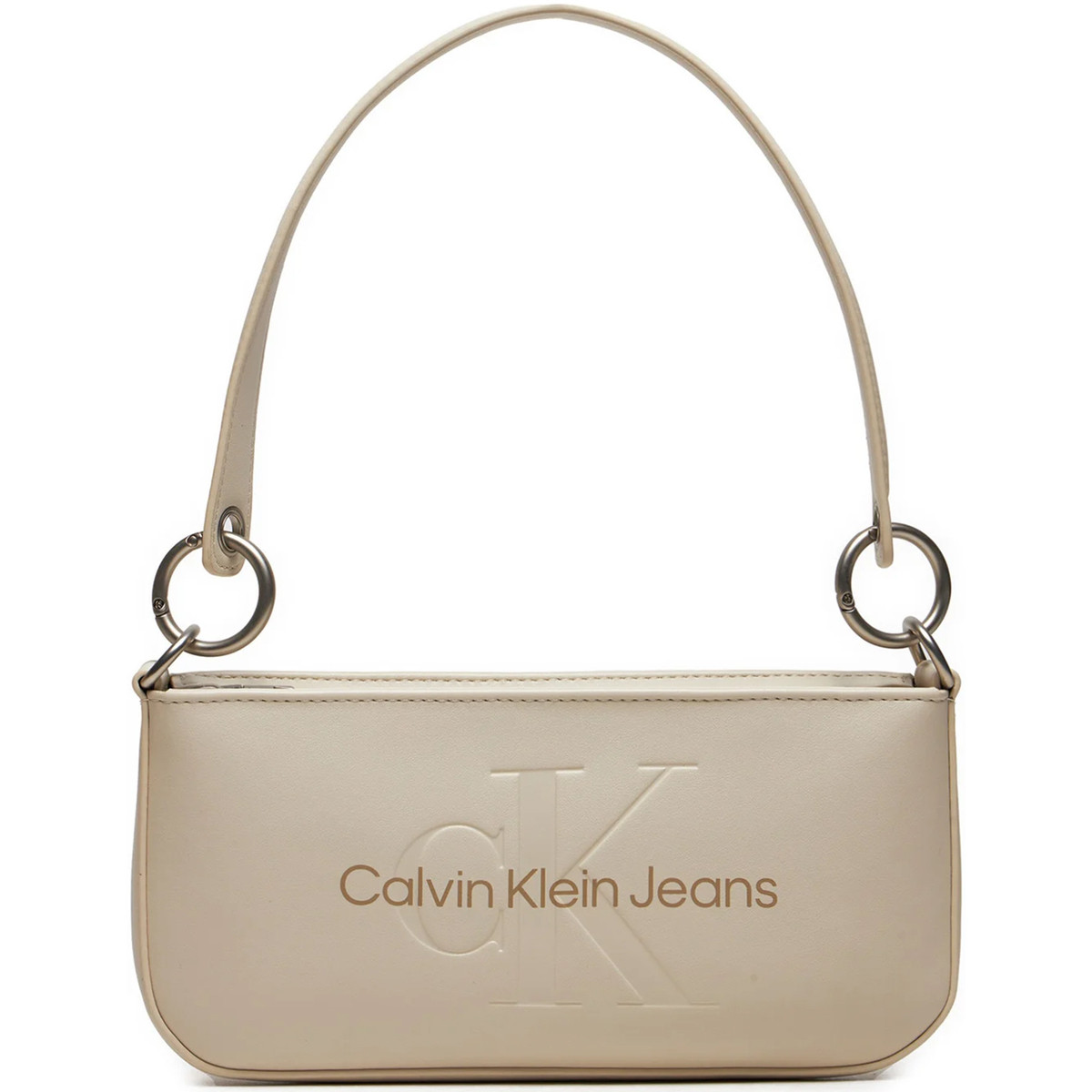 Calvin Klein Jeans  SCULPTED SHOULDER POUCH25 MONO K60K610679  Béžová