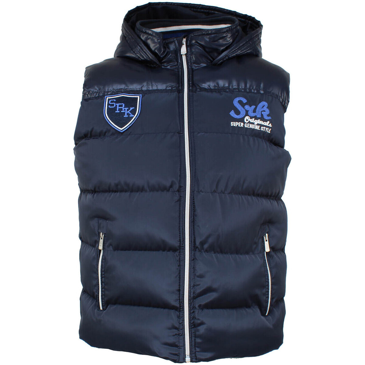 Srk  Doudoune sans manches homme CEDOZAL  Tmavě modrá