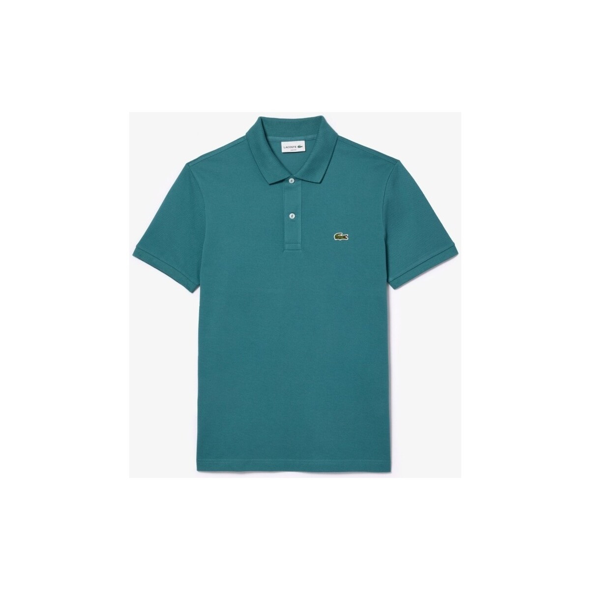 Lacoste  L1212 SHORT SLEEVED RIBBED COLLAR S  Modrá
