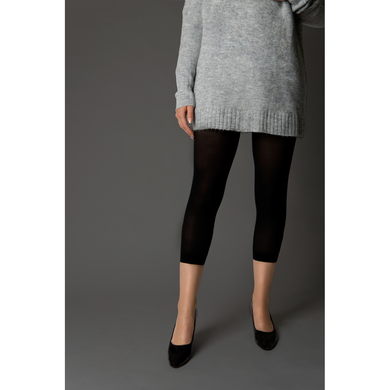 Legíny dámské Lady B MICRO capri 50 DEN - černé, S