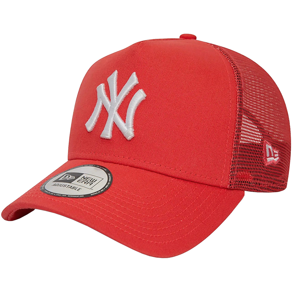 New-Era  League Essentials Trucker New York Yankees Cap  Červená