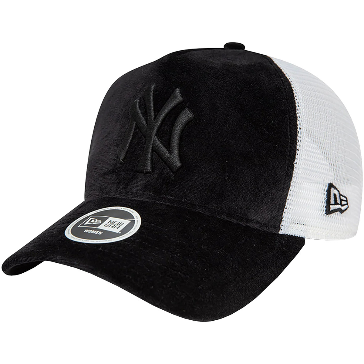 New-Era  New York Yankees Velour Trucker Cap  Černá