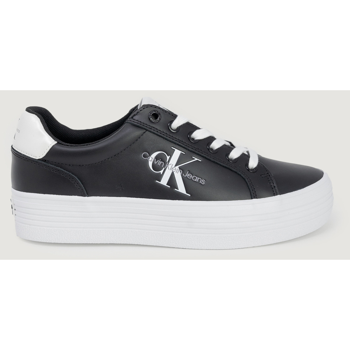 Calvin Klein Jeans  VULC FLATFORM LACEUP YW0YW01474  Černá