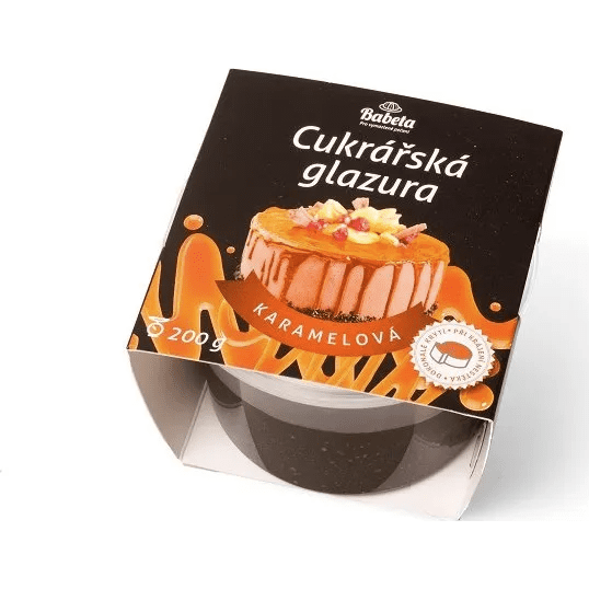 Cukrářská glazura karamelová 200g - Kovandovi