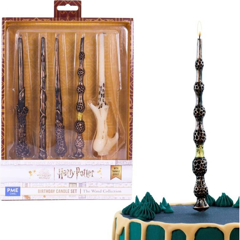 Set svíček Harry Potter, kouzelné hůlky 22 cm - PME
