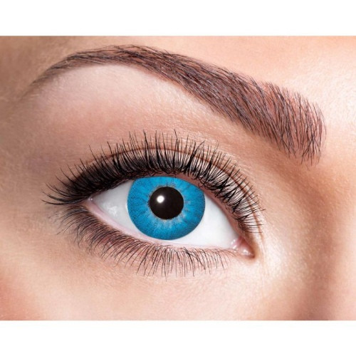 Barevné kontaktní čočky - zářivě modré