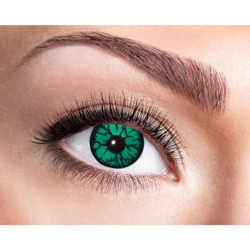 Barevné kontaktní čočky - zelené monstrum