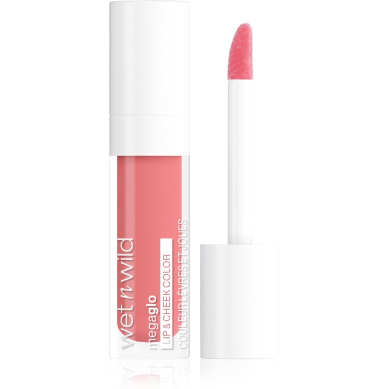 Wet n Wild MegaGlo krémová rtěnka na rty a tváře odstín Rosy Romance 6,5 ml