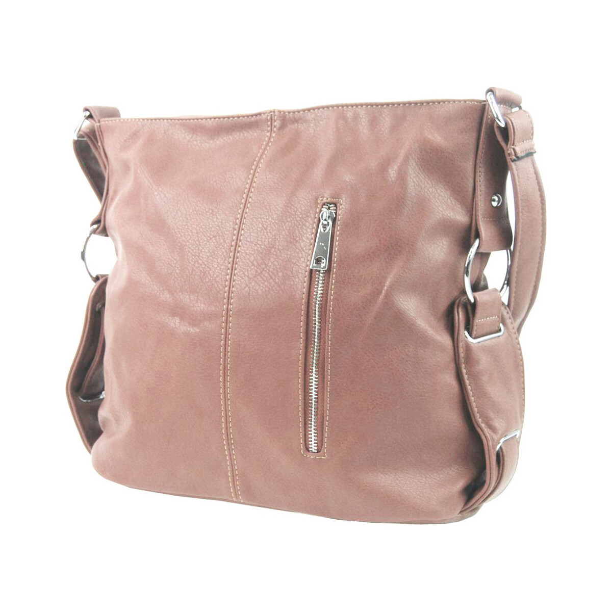 Maria Marni  Růžová moderní crossbody dámská kabelka 67-MH  Růžová