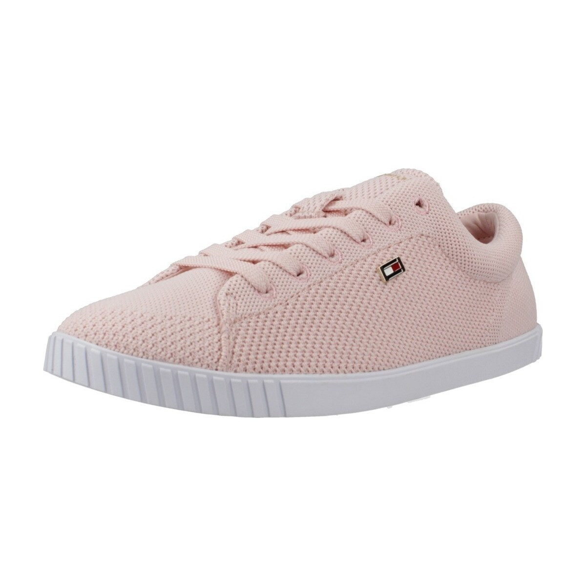Tommy Hilfiger  FLAG LACE UP SNEAKER KNI  Růžová
