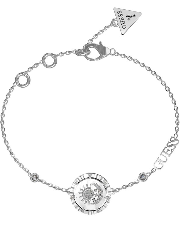 Guess Ocelový náramek se zirkony All Of Us JUBB04043JWRH 18,5 cm