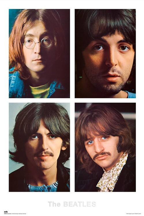 GRUPO ERIK Plakát, Obraz - The Beatles - White Album, (61 x 91.5 cm)