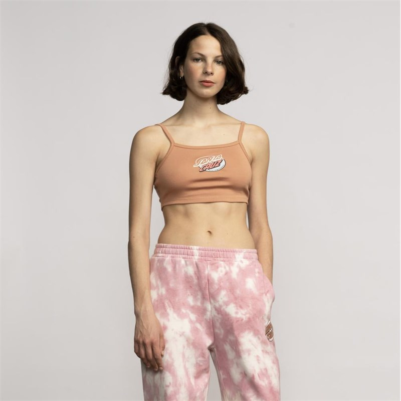 tílko SANTA CRUZ - Oval Splice Dot Front Vest Clay (CLAY)