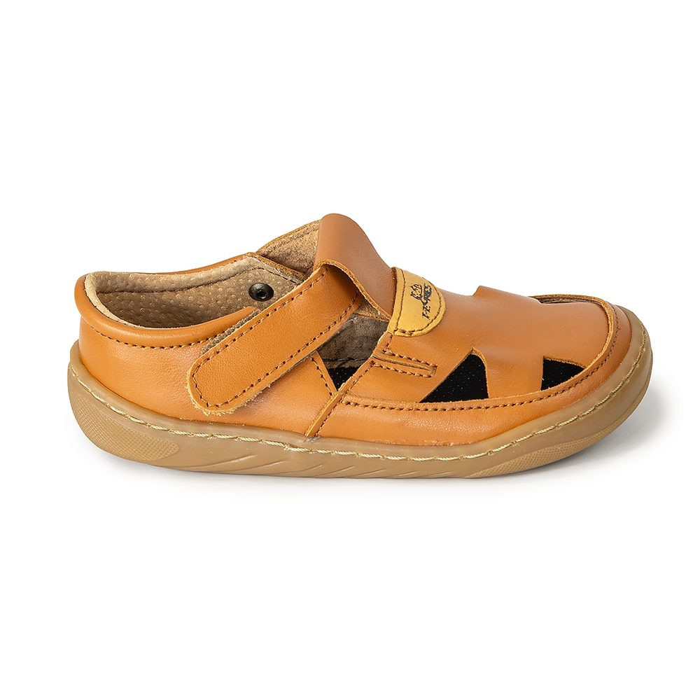 Barefoot dětské sandálky Pegres, SBF51 hnědá - 22