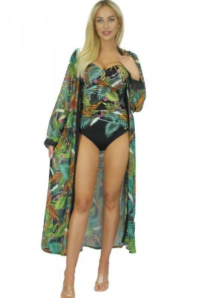 Self 14 D81SZ 35 UNI Plážové pareo One size černá