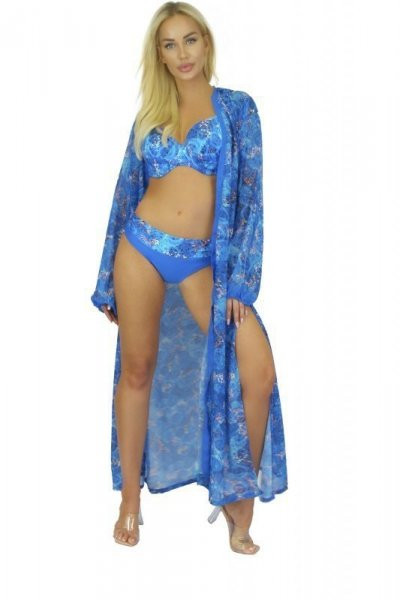 Self14 D81SZ 37 UNI Plážové pareo One size modrá