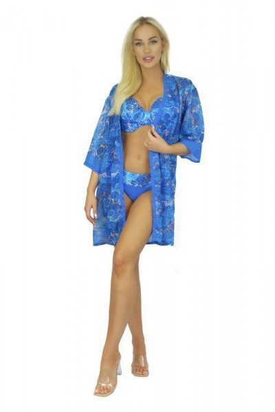 Self 11 D80SZ 37 UNI Plážové pareo One size modrá