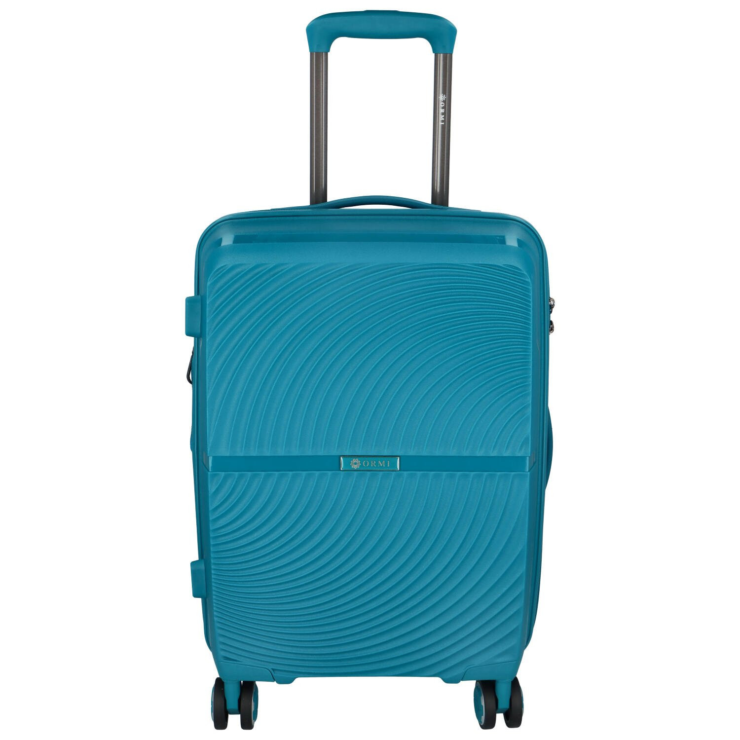 Cestovní plastový kufr Darex velikosti S, tyrkysový