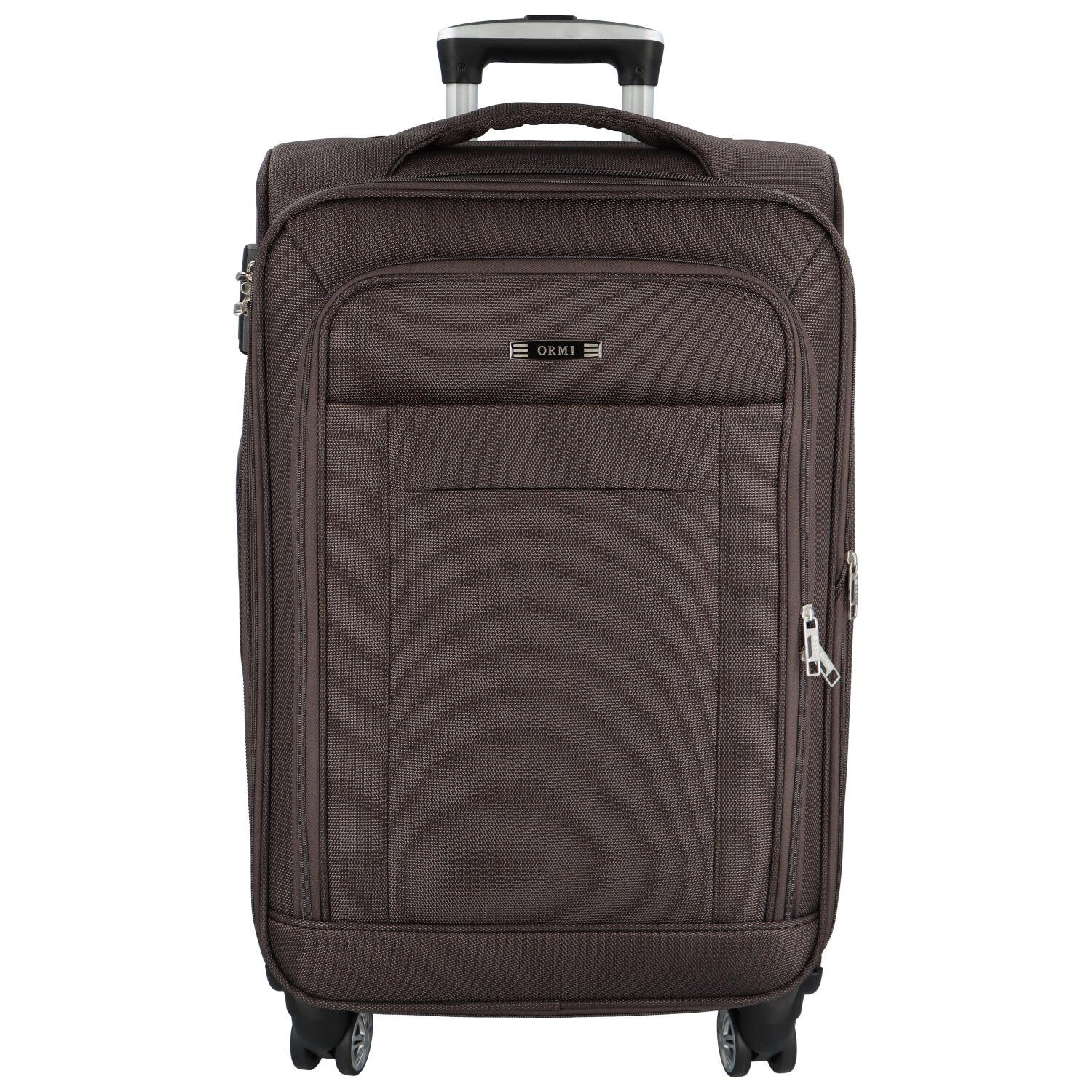 Cestovní látkový kufr tmavě šedý - Ormi Oswald L šedá