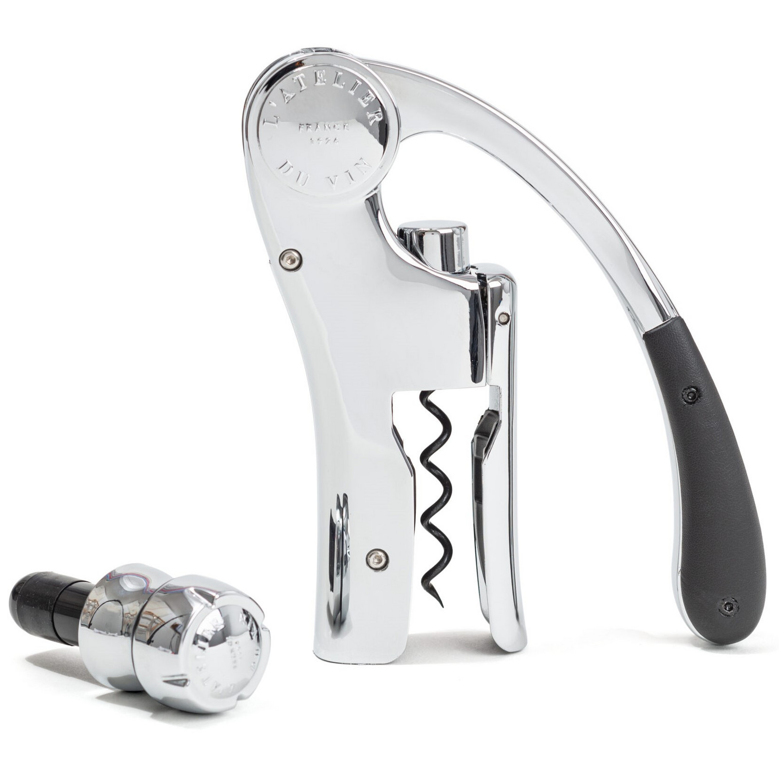 Páková vývrtka UP & DOWN, se zátkou na šampaňské, L'Atelier du Vin