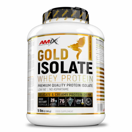 Amix Gold Whey Protein Isolate 2280 g chocolate peanut butter