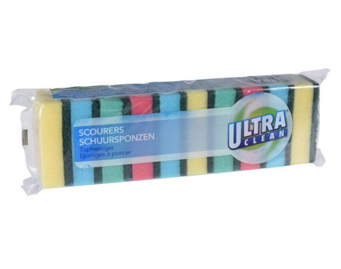 Houbičky na nádobí (10 ks) Ultra Clean