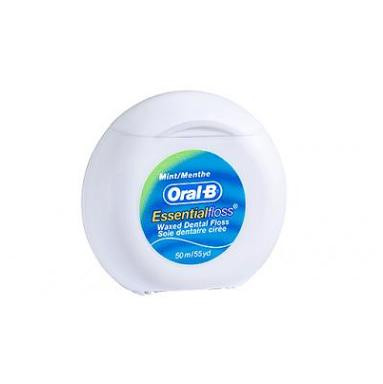 ORAL-B Zubní nit EssentialFloss MintWax 50 m, poškozený obal