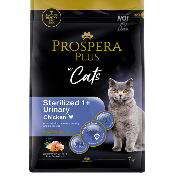 Prospera Plus Sterilized 1+ Chicken Urinary 7kg