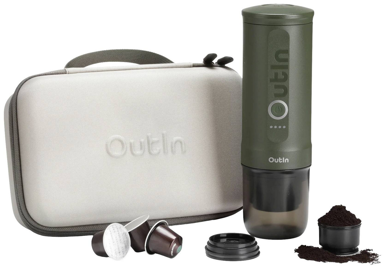 OutIn Nano Kávovar lesní zelená