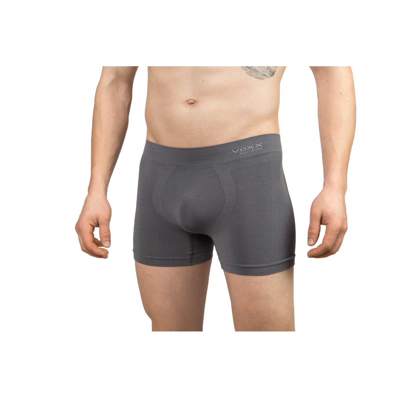Boxerky pánské Voxx BambooSeamless 030 - tmavě šedé, M/L
