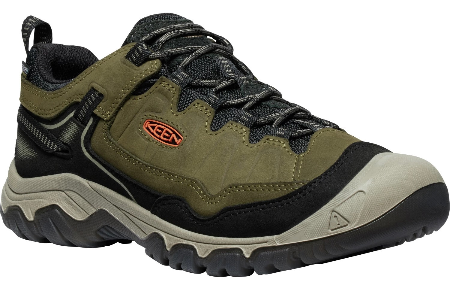 Keen TARGHEE IV WP MEN dark olive/gold flame Velikost: 47,5