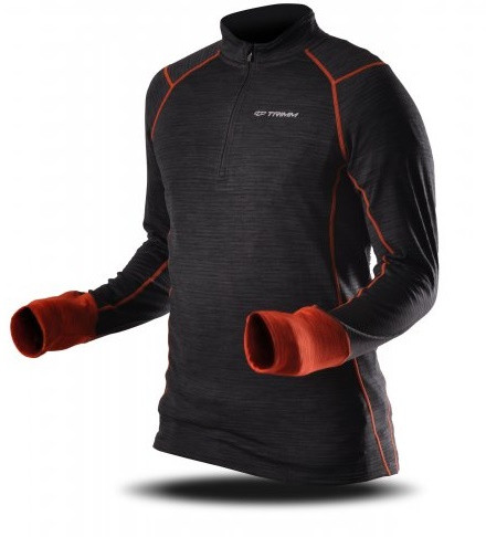 Trimm CLINIC grey melange/ orange Velikost: S