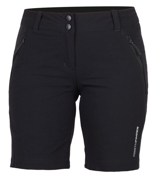 Northfinder GLENDA dámské kraťasy BE-4476OR-269 black Velikost: S 8584153531809