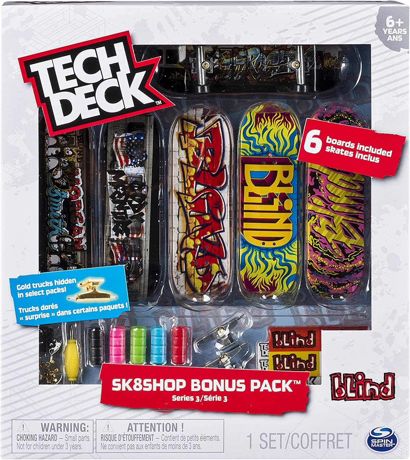 TECH DECK SKATESHOP 6KS S PŘÍSLUŠENSTVÍM
