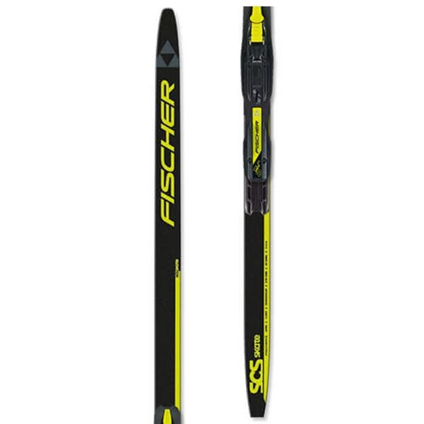 Fischer SCS SKATE JR MOUNTED + TOUR STEP IN JR Juniorské běžecké lyže na bruslení, černá, velikost