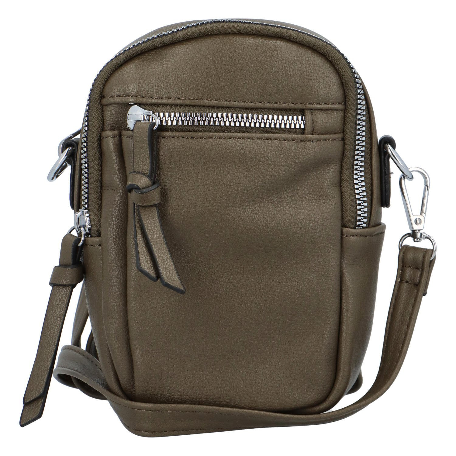 Dámská crossbody kabelka tmavě zelená - Paolo bags Osaiasi zelená