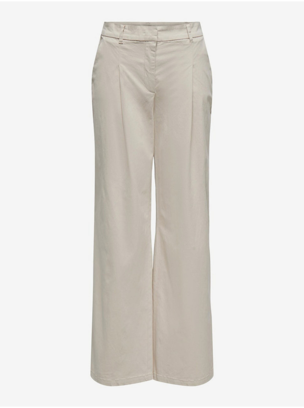 Béžové dámské kalhoty ONLY Stella - Dámské