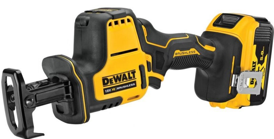 DeWALT DCS369P2 18V (2x5Ah) mečová pila