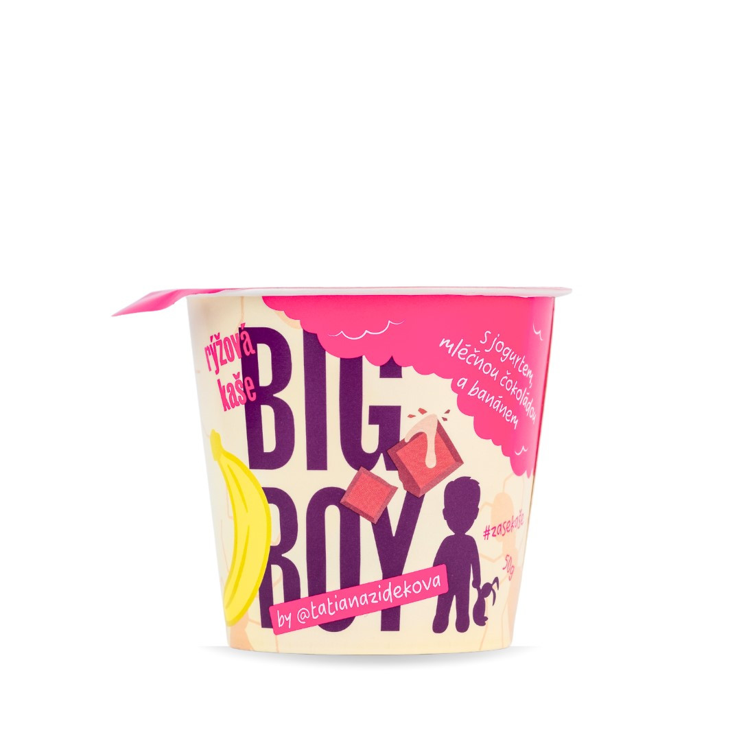BIG BOY Rýžová kaše s jogurtem by Tatiana v kelímku 50 g