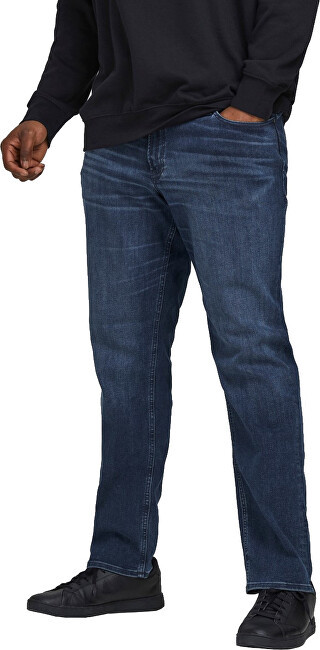 Jack&Jones PLUS Pánské džíny Slim Fit JJIGLENN JJORIGINAL 12188522 Blue Denim 50/32