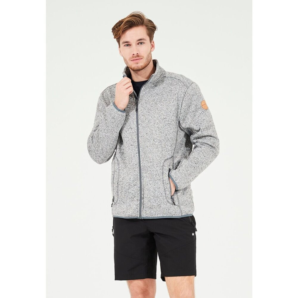 Whistler Pánská fleecová bunda Sampton light grey melange S