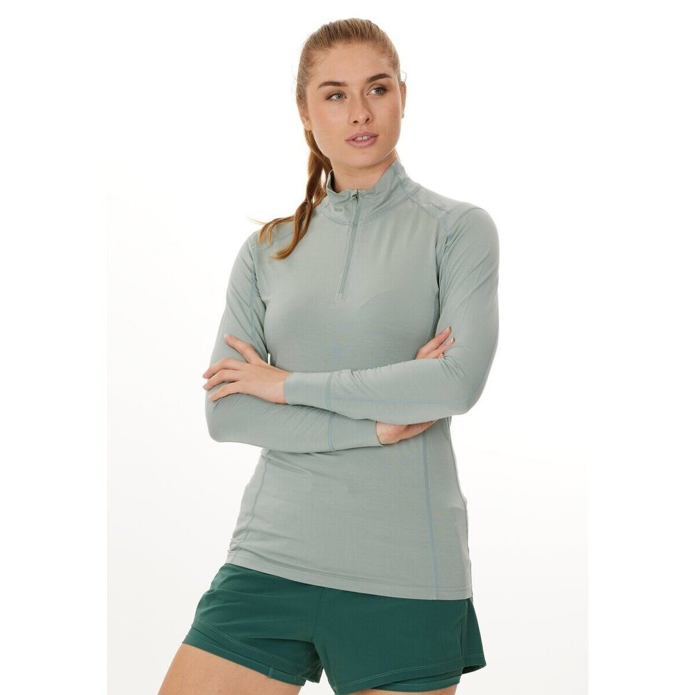 Endurance Dámské tričko Lyma W Bamboo Midlayer dusty teal 36