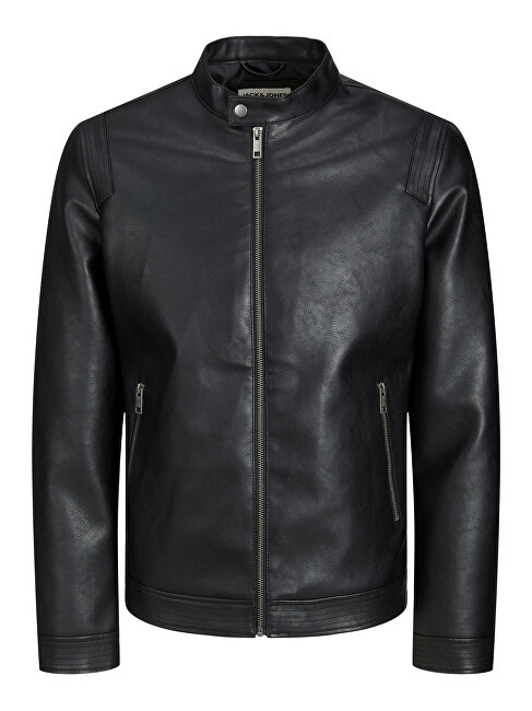 Jack&Jones Pánská bunda JJEROCKY 12223141 Black M