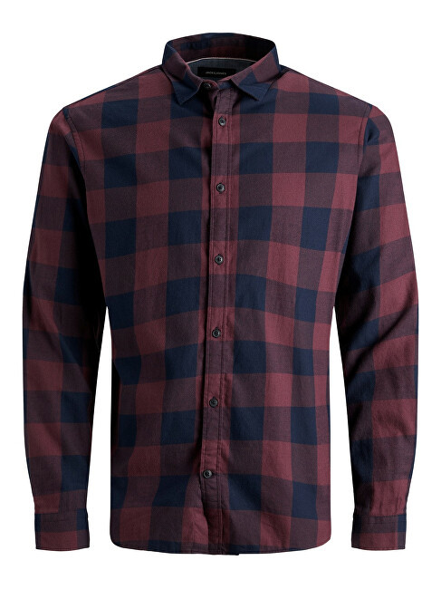 Jack&Jones Pánská košile JJEGINGHAM Slim Fit 12181602 Port Royale XXL