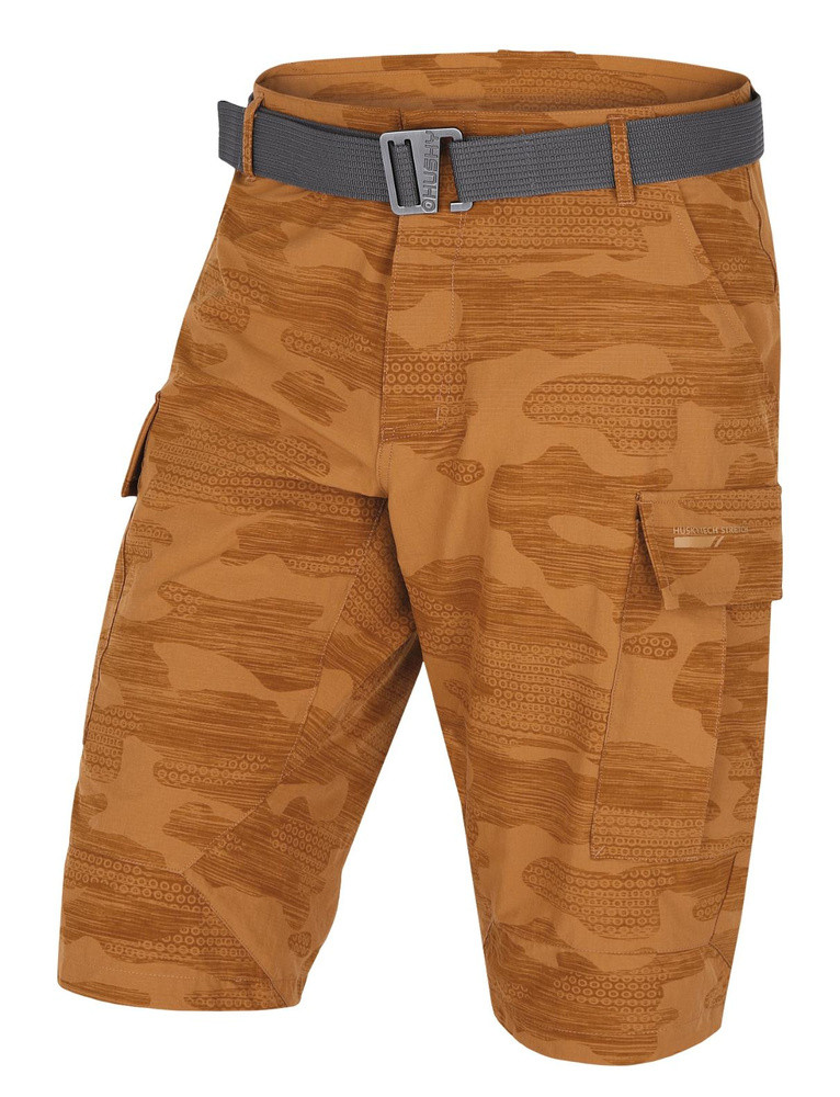 Husky Pánské funkční kraťasy Kalfer M dark mustard M