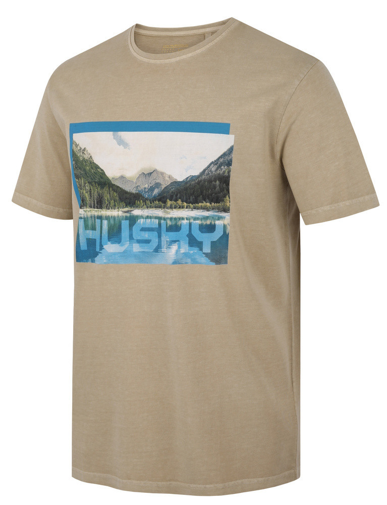 Husky Pánské bavlněné triko Tee Lake M beige M