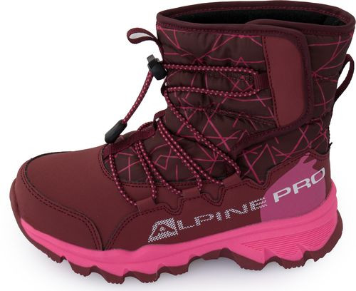 ALPINE PRO Dětské obuv zimní EDARO pink glo 30, Růžová