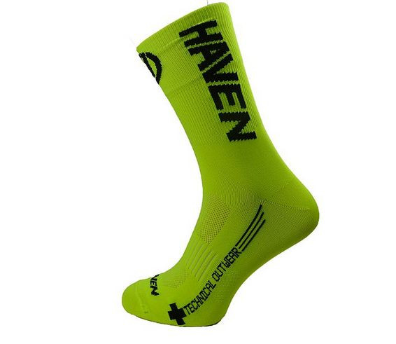 Haven ponožky LITE SILVER NEO LONG 2páry žluto/černé 10-12