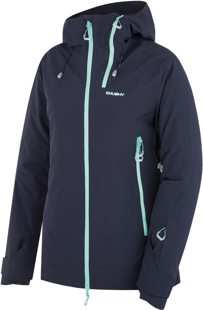 Husky Dámská lyžařská plněná bunda Gambola L black blue M